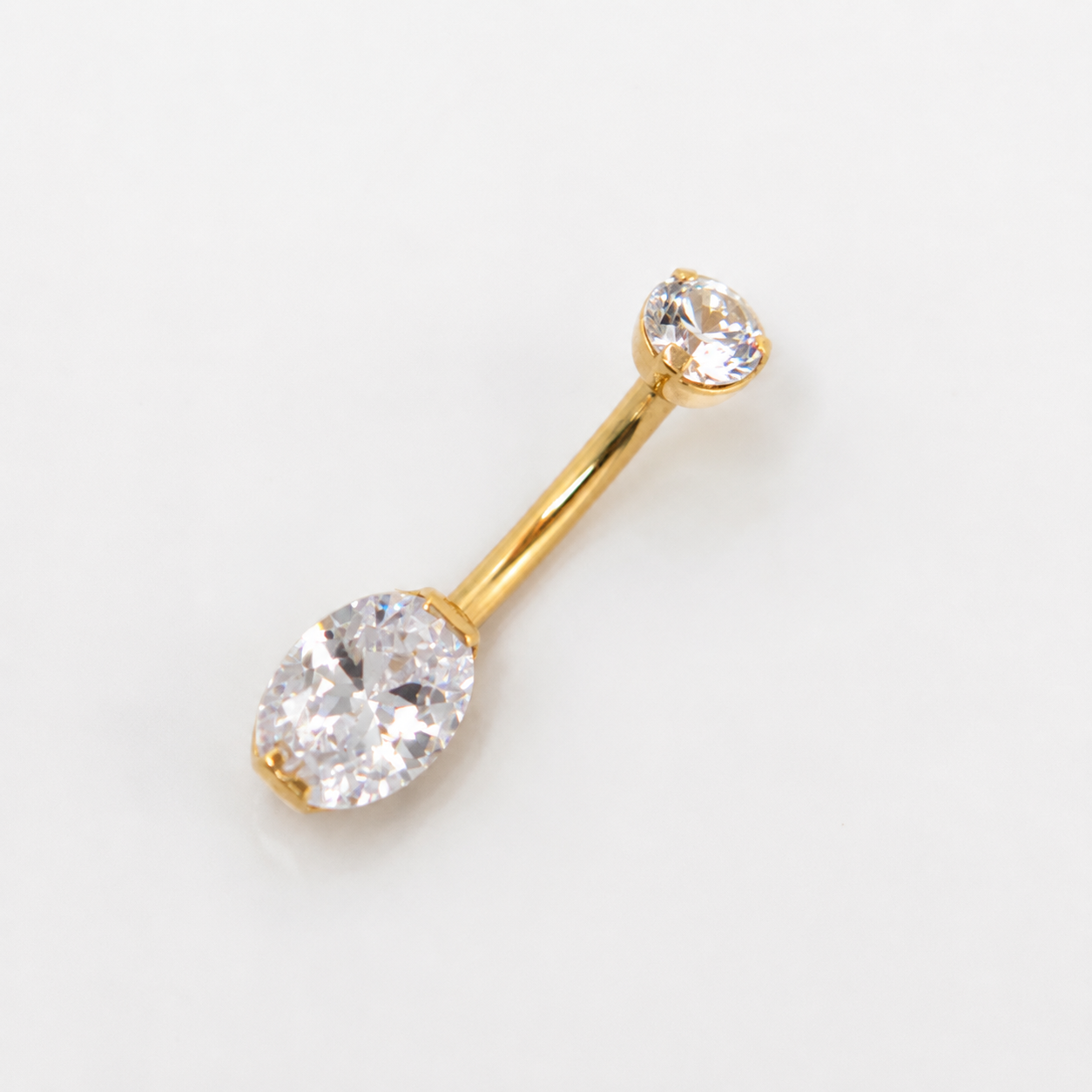Titan Bauchnabelpiercing 1,6 x 10 mm mit Innengewinde