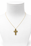 ✝️ Goldene Halskette mit Kreuz – 375er Gold