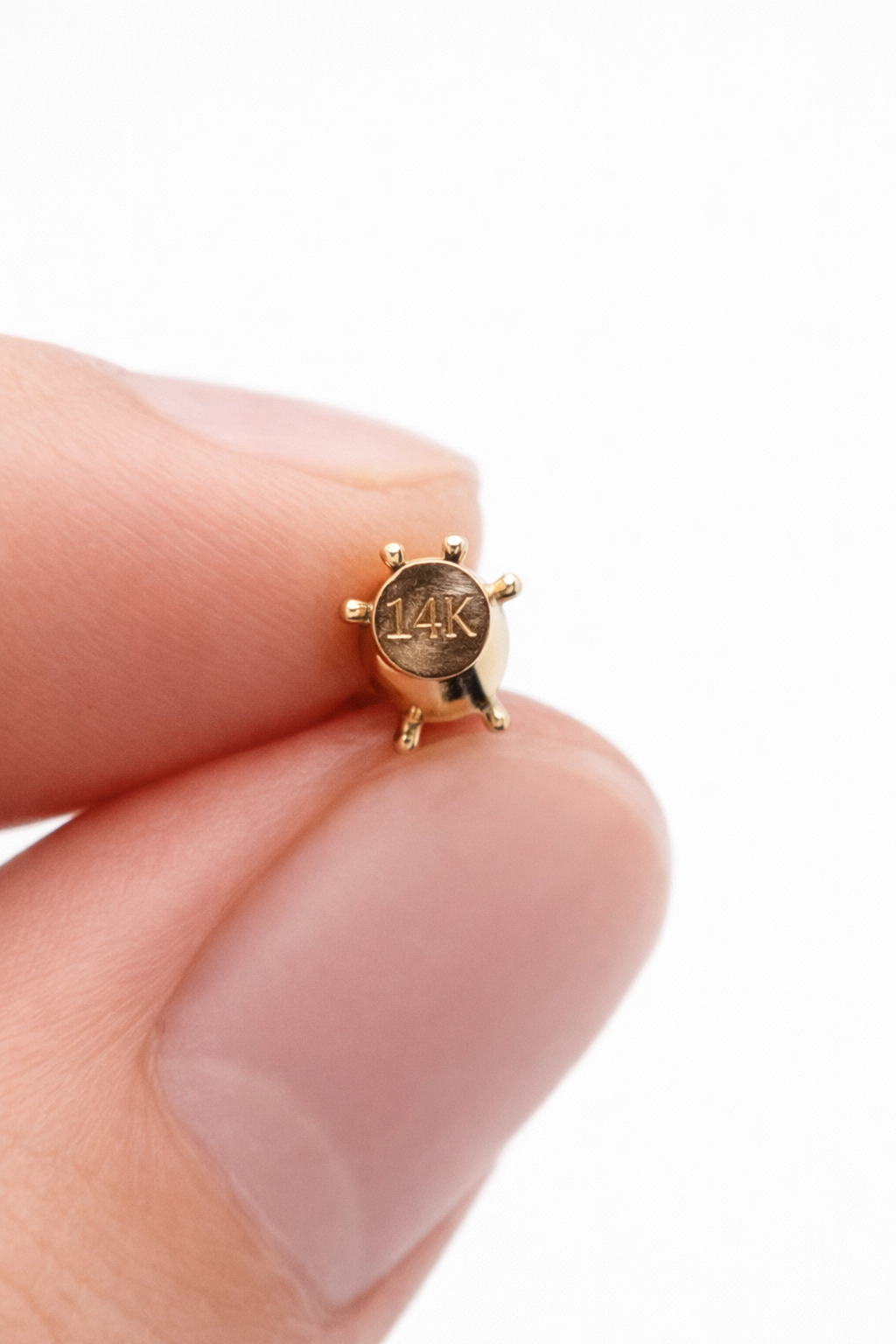Kinder-Ohrstecker Marienkäfer aus Gold – 585 (14 Karat) Paar