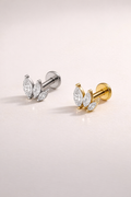 Titan Stecker mit Innengewinde – Perfekt für Ohr Piercing Lobe Helix Flat Helix Conch