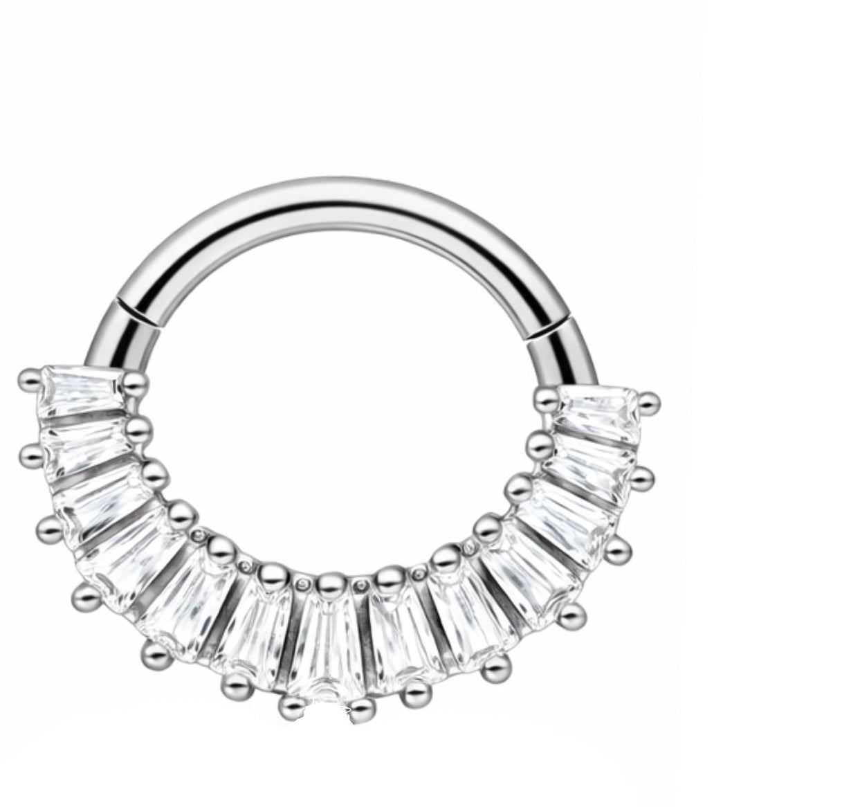 Titan Clicker Piercing – Septum & Daith | 1,2 mm x 8 mm